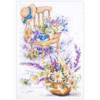 Magic Needle Zweigart Edition counted cross stitch kit "Villages Weekend", 18x28cm, DIY
