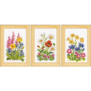 Vervaco counted cross stitch kit "Field...