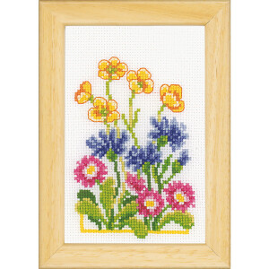 Vervaco counted cross stitch kit "Field...