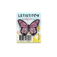 Porte-carte magnétique Letistitch / Garde-aiguille 1pc "Spring Butterfly"