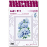 Riolis counted cross stitch kit "Delicate Chrysanthemums", 21x30cm, DIY
