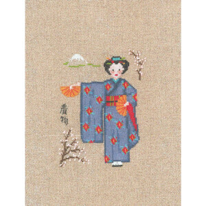 Le Bonheur des Dames telpakket "Blauwe kimono",...