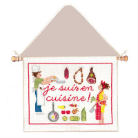 Набор для вышивки крестом Le Bonheur des Dames "Я на кухне", 19х15см