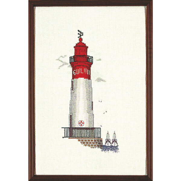 Le Bonheur des Dames counted cross stitch kit "Lighthouse I", 20x9cm, DIY