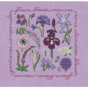Kit de punto de cruz Le Bonheur des Dames "Flores...