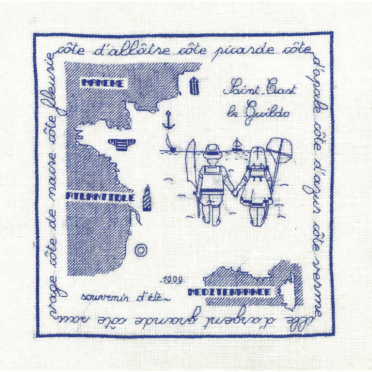 Kit de punto de cruz Le Bonheur des Dames "St. Cast...