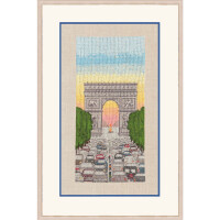 Le Bonheur des Dames counted cross stitch kit "Arc De Triomphe", 10,5x24cm, DIY