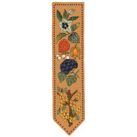 Le Bonheur des Dames bookmark counted cross stitch kit "Autumn Flowers", 5x20cm, DIY
