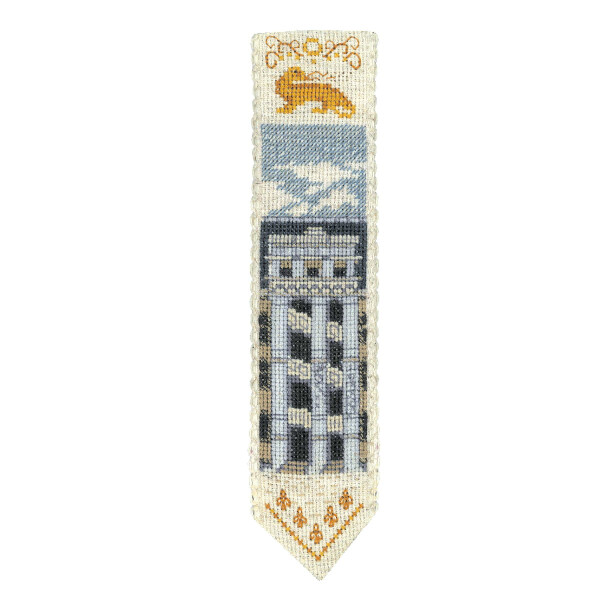 Le Bonheur des Dames bookmark counted cross stitch kit "Chateau De Blois III", 5x20cm, DIY