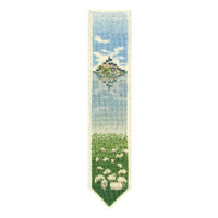 Le Bonheur des Dames bookmark counted cross stitch kit "Mont St Michel", 5x20cm, DIY