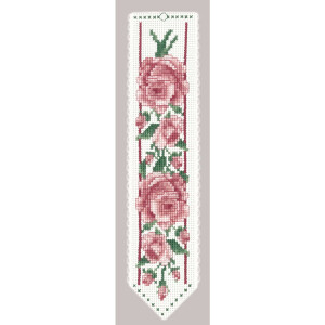 Закладка Le Bonheur des Dames счетный крест "Розовые...