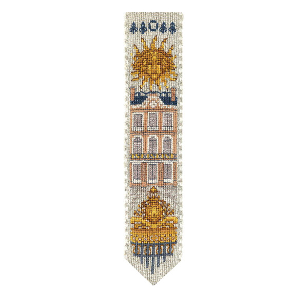 Le Bonheur des Dames bookmark counted cross stitch kit "Sun King", 5x20cm, DIY