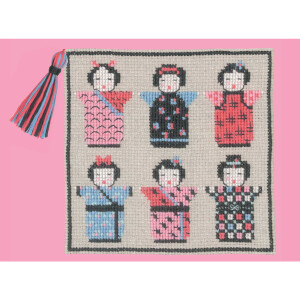 Le Bonheur des Dames needle case counted cross stitch kit...