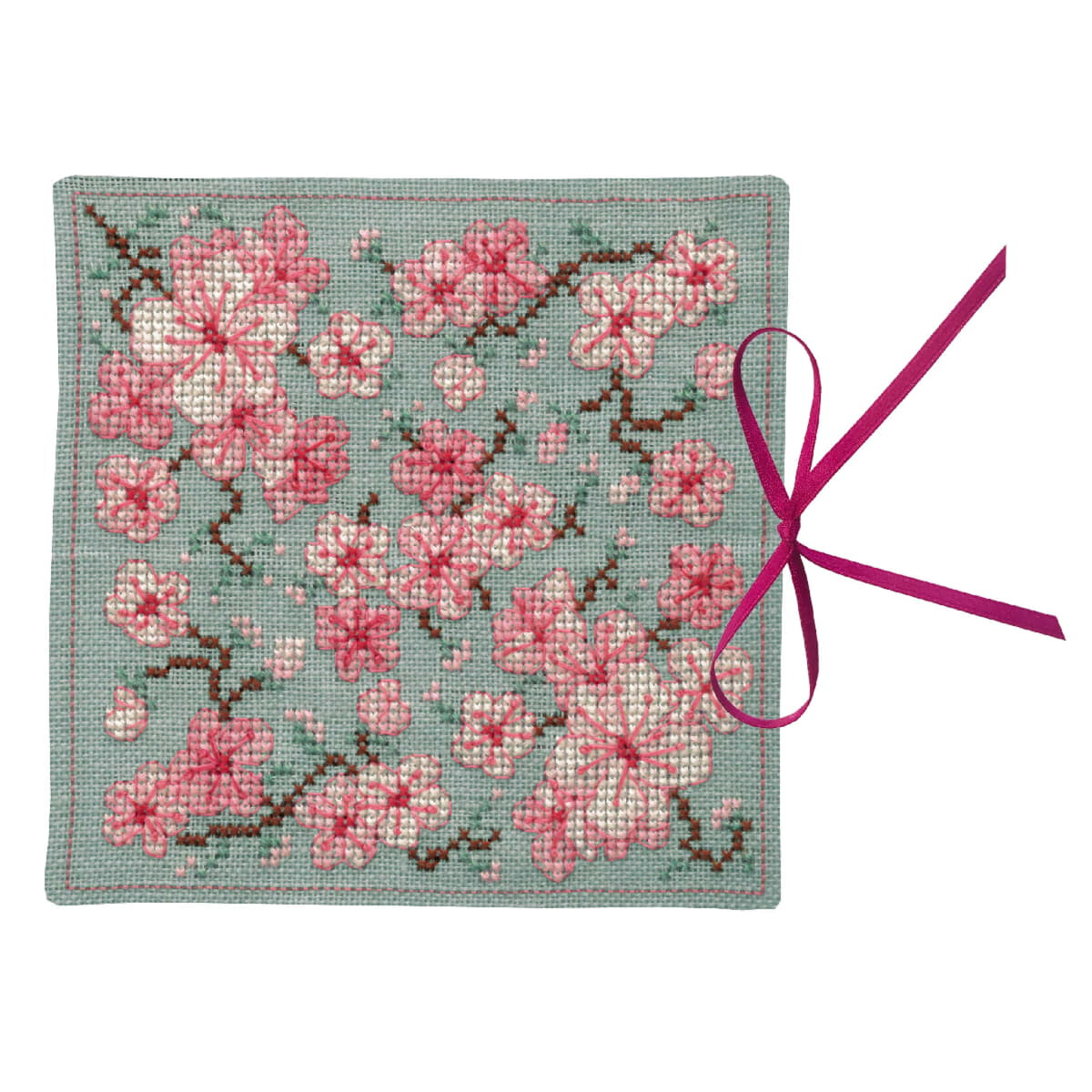 Le Bonheur des Dames needle case counted cross stitch kit...