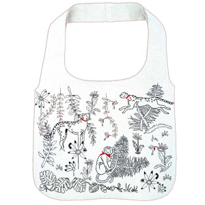 Le Bonheur des Dames bag stamped freestyle stitch kit...