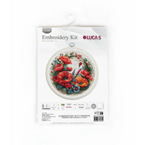 Luca-S counted cross stitch kit with hoop...