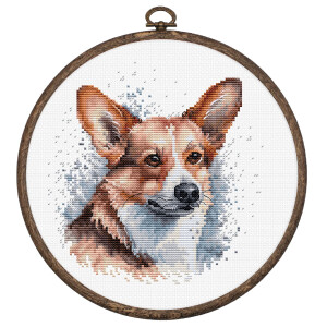 Luca-S counted cross stitch kit with hoop "Welsh...