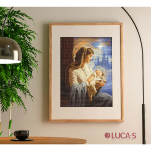 Luca-S telpakket "Gold Collection Heilige Maria en het Kind", 29x40cm