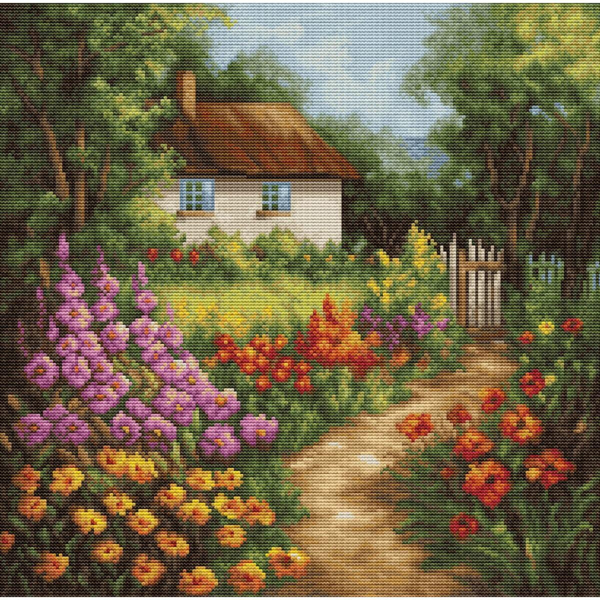 Luca-S counted cross stitch kit "The Country...