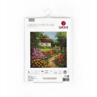 Luca-S counted cross stitch kit "The Country House", 30x30cm, DIY