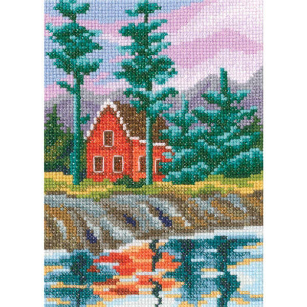 RTO counted cross stitch kit "Summer colours IV", 12x17cm, DIY