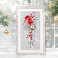 Magic Needle Zweigart Edition counted cross stitch kit "Crystal Time", 18x37cm, DIY