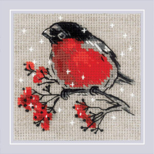Riolis counted cross stitch kit "Winter Guest",...