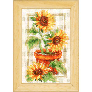 Vervaco counted cross stitch kit "Autumn" Set...