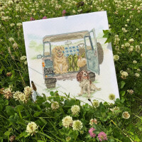 Bothy Threads counted cross stitch kit "Paws For A Picnic", XHD126, 31x33cm, DIY