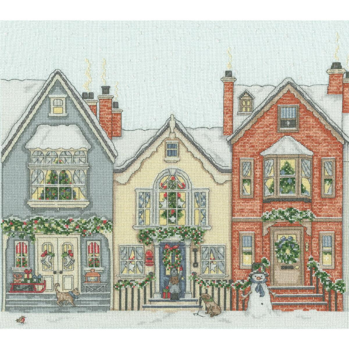 Bothy Threads counted cross stitch kit "Snowy...