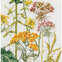 Набор для вышивки счетным крестом Thea Gouverneur "Herb Panel Evenweave", 35х46см