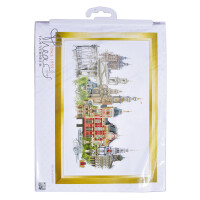 Thea Gouverneur counted cross stitch kit "Amsterdam Evenweave", 79x50cm, DIY