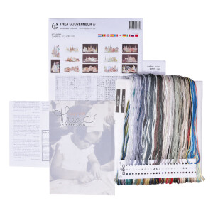 Thea Gouverneur counted cross stitch kit "Londen Evenweave", 79x50cm, DIY