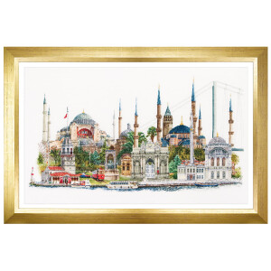 Thea Gouverneur counted cross stitch kit "Istanbul Evenweave", 79x50cm, DIY