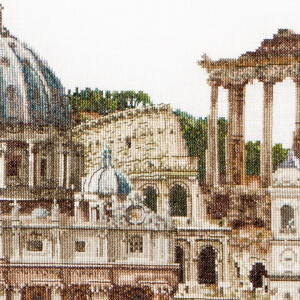 Thea Gouverneur counted cross stitch kit "Rome Evenweave", 79x50cm, DIY