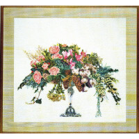 Thea Gouverneur counted cross stitch kit "Winter Evenweave", 60x50cm, DIY