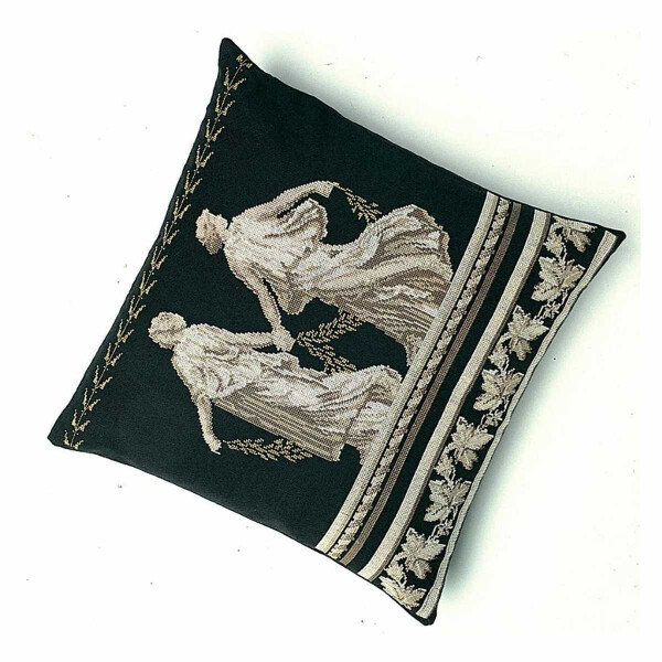Thea Gouverneur telpakket chusion "Grecian Cushion", 39x39cm