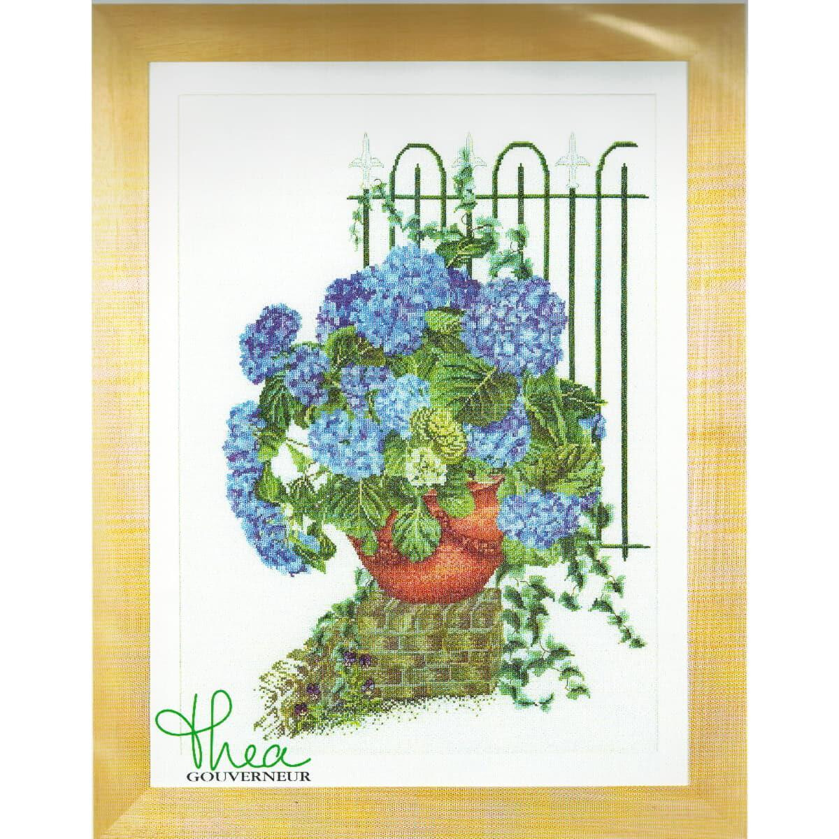 Thea Gouverneur counted cross stitch kit "Blue...