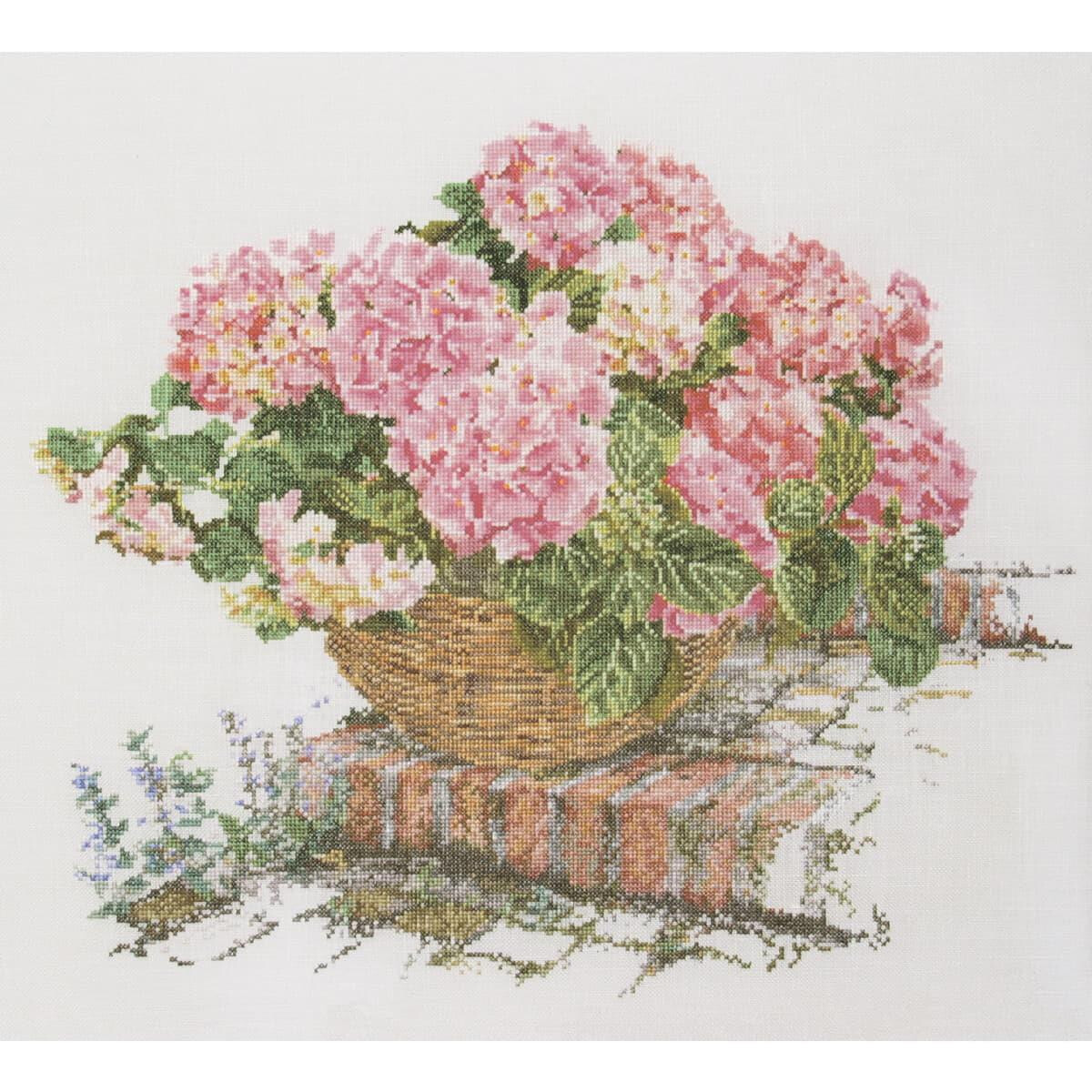 Thea Gouverneur counted cross stitch kit "Pink...