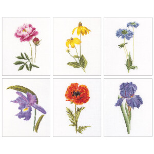 Thea Gouverneur telpakket "Six Floral Studies II...