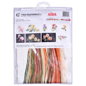 Thea Gouverneur counted cross stitch kit "Just Joey Aida", 44x65cm, DIY