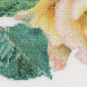 Thea Gouverneur counted cross stitch kit "Peace Rose...
