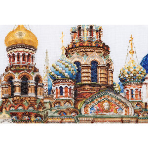 Thea Gouverneur counted cross stitch kit "St. Petersburg Aida", 79x50cm, DIY