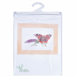 Thea Gouverneur counted cross stitch kit "Butterfly-Budlea Aida", 29x18cm, DIY