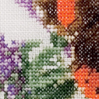 Thea Gouverneur counted cross stitch kit "Butterfly-Budlea Aida", 29x18cm, DIY