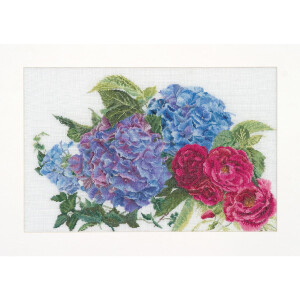 Thea Gouverneur counted cross stitch kit "Hydrangea...