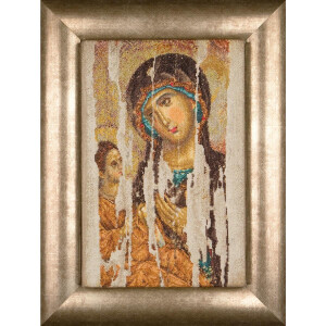 Thea Gouverneur counted cross stitch kit "Icon Mother of God Aida", 22x34cm, DIY