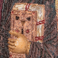 Thea Gouverneur counted cross stitch kit "Icon Christ Pantokrator Aida", 22x34cm, DIY
