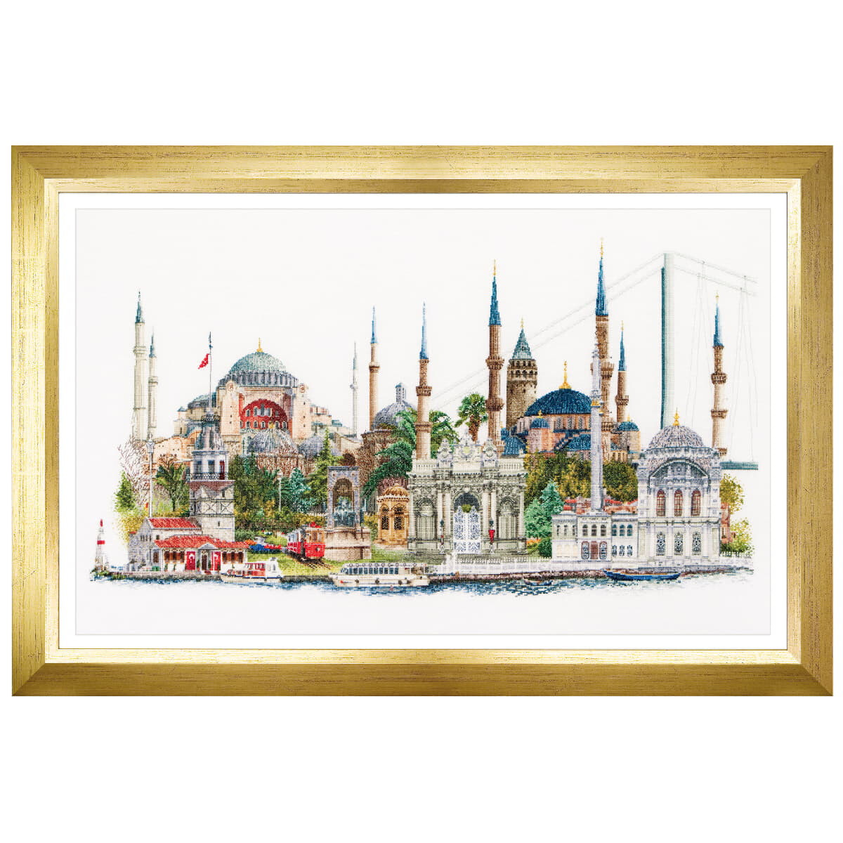 Kit de punto de cruz Thea Gouverneur Estambul Aida o tela...