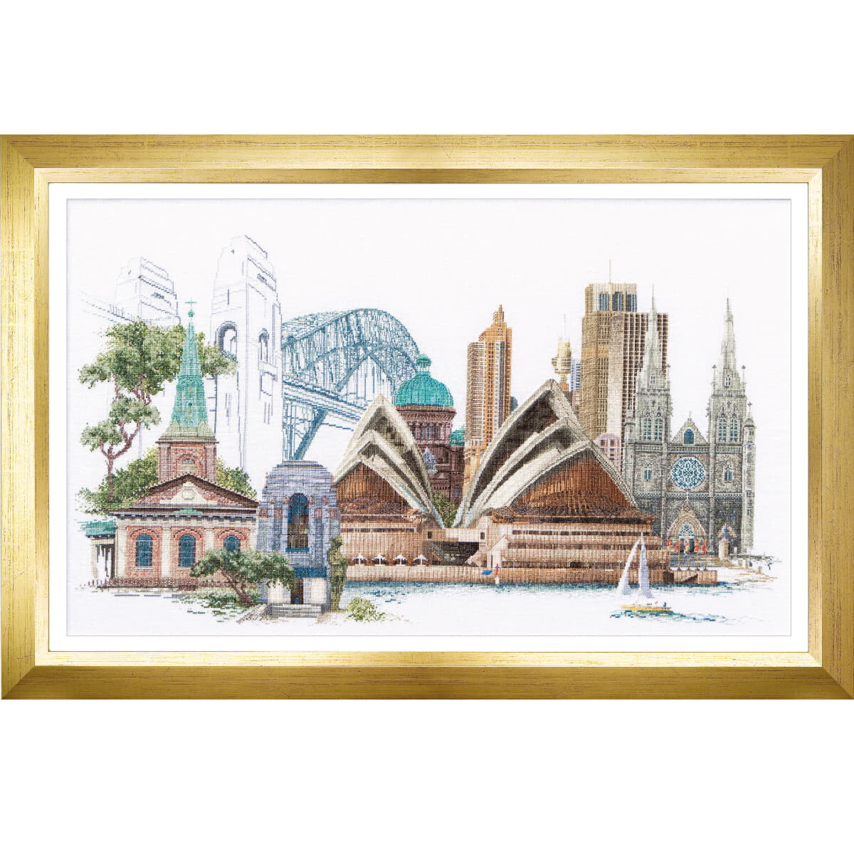 Thea Gouverneur counted cross stitch kit "Sydney...